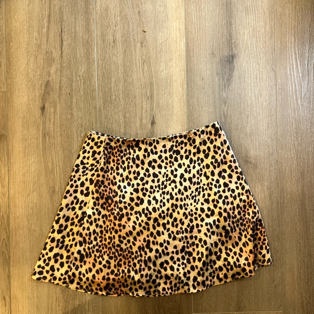 Princess Polly Leopard Mini Skirt